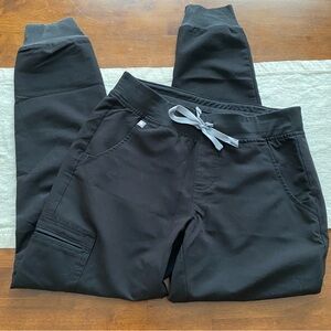 Figs Black Zamora Scrub Joggers Size Small